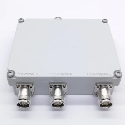 トライバンドローピムコンビナー 600-2170 2500-2690 3400-4000MHz 4.3-10-F