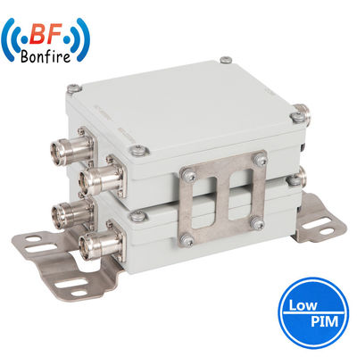 4.3-10 F / DIN-F 690-960/1710-1920MHz 200W/300W/500W RFディプレクサーパッシブコンビナー