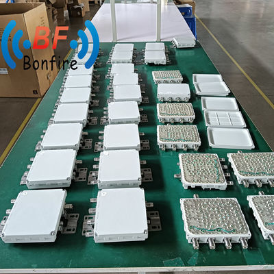 4.3-10f DIN-F インターフェイス RF Quadplexer マルチプレクサー 698-960/1710-1880/1920-2170/2600-3800MHz