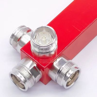 OEM/ODM ウルトラワイドバンド 4 Way Low Pim 反応性高電源スプリッター 617-4000MHz 4.3-10 F