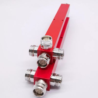 OEM/ODM ウルトラワイドバンド 4 Way Low Pim 反応性高電源スプリッター 617-4000MHz 4.3-10 F