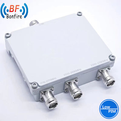 1710-2170MHz 2300-2690MHz ネットワークカバーのための低ピムコンビナー VHF UHFバンドデュプレクサー