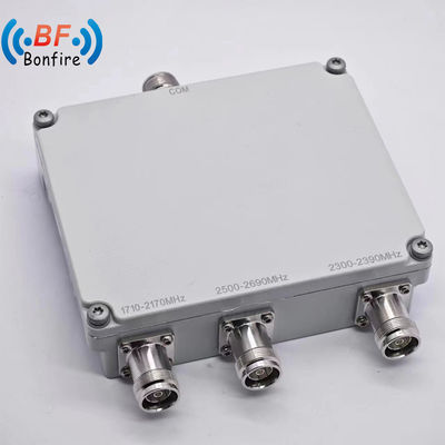 4X4 Low Pim 1710-1880 1920-2170 2300-2400 2500-2700MHz N 4.3-10 DINコネクタ グレー