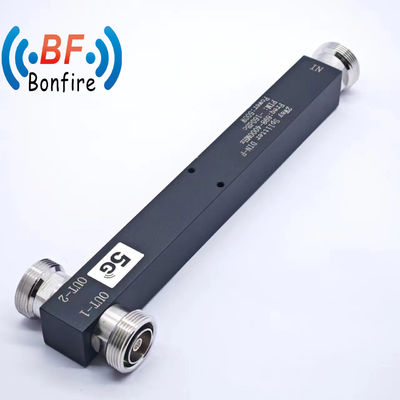 350-3800MHz DIN-F -160dbc IP65 総重量0.510kgの2方向反応電源分割器