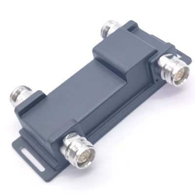グレー DQ-0740-227701 ハイブリッドコンビナー ハイブリッドカップラー 2 in 2 698-4000MHz 4.3-10 F 赤