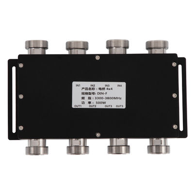 ハイブリッドコンビナー 4 in 4 out 617-3800MHz 4.3-10 F ダス ロウ ピム インドール/アウトドア IP65