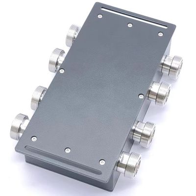 ハイブリッドコンビナー ハイブリッドカップラー 4 in 4 out 698-3800MHz DIN-F と DIN-F インターフェース