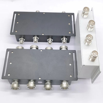 ハイブリッドコンビナー ハイブリッドカップラー 4 in 4 out 698-3800MHz DIN-F と DIN-F インターフェース