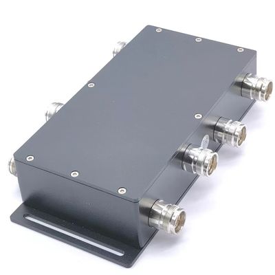 4.3-10-F インターフェイス ハイブリッド カップラー 4 in 4 698-4000MHz 2,000kg パッケージ総重量