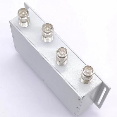 4.3-10-F インターフェイス ハイブリッド カップラー 4 in 4 698-4000MHz 2,000kg パッケージ総重量