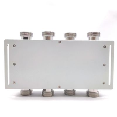 RFハイブリッドカップラー 4 in 4 out 698-4000MHz DIN-F 2,000kg パッケージ総重量