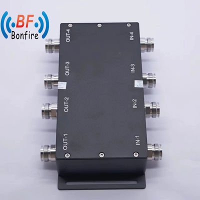 698-3800MHz 低ピム 2X2ハイブリッドカップラー 4.3-10 ブロードバンド用女性ハイブリッド組み合わせ器