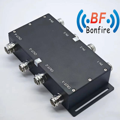 3 in 3 out ハイブリッドカップラー 4.3-10-F/DIN-F/N-F インターフェイス グレー/レッド/ブラック/カスタマイズ
