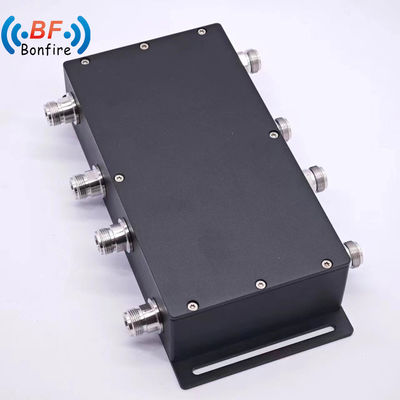 4 in 4 out RFハイブリッドコンビナー 建物内のハイブリッドカップラー 698-4000MHz DIN-女性