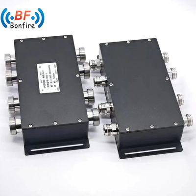 RFハイブリッドコンビナーハイブリッドカップラー 4*4 617-3800MHz 7/16 DIN N-Fインターフェースを持つ女性