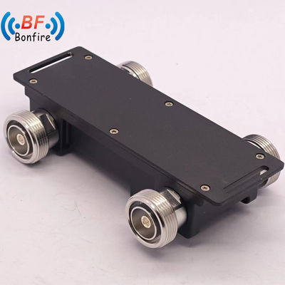 4.3-10-F/DIN-F/N-F インターフェイス 698-4000MHz 2X2アウト N-Fコネクタ付きハイブリッドコンビナー
