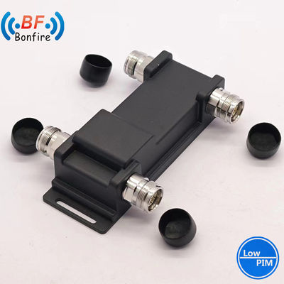 4.3-10-F/DIN-F/N-F インターフェイス UHF 698-3800MHz 2方向 RF ハイブリッドコンビナー/ハイブリッドカップラー