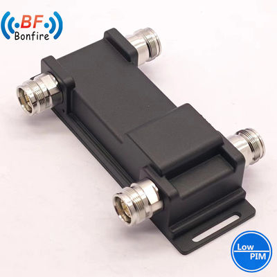 4.3-10-F/DIN-F/N-F インターフェイス UHF 698-3800MHz 2方向 RF ハイブリッドコンビナー/ハイブリッドカップラー