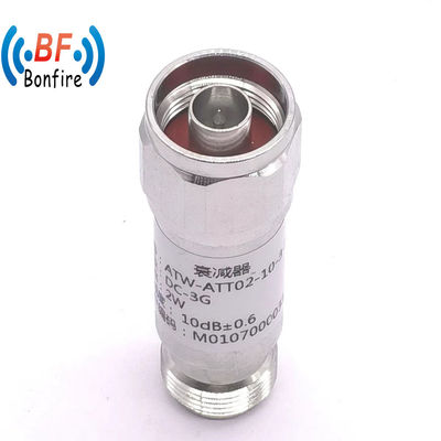 DC-3GHz 2W RF 3dB コアシアル固定アテンチュエーター N 男性から女性接続器とソリューション