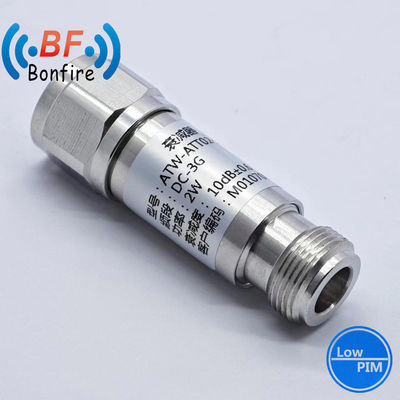 10日リードタイム 100W DC-6GHz 10dB-40dB RF コアキシアルアテンチュエーター IP65 インドア/アウトドア