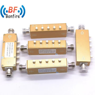 DC-3000MHz 5W 10W RF 変数減声器でシグナルをスムーズに制御するためのステップ減声器