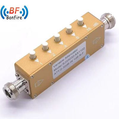 DC-3000MHz 5W 10W RF 変数減声器でシグナルをスムーズに制御するためのステップ減声器