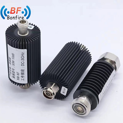 50W DC-3800MHz 3/6/10/15/20/40dB RF信号 N-M/N-Fインターフェイスのための変容性減衰器