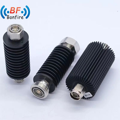 50W DC-3800MHz 3/6/10/15/20/40dB RF信号 N-M/N-Fインターフェイスのための変容性減衰器