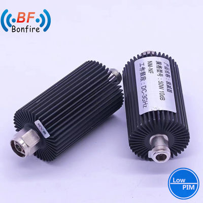 グレー 100W DC-3800MHz 3-40dB 調節可能な減衰器 電波同軸減衰器 電信システム