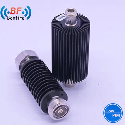 赤色 100W 調節可能な減衰器 RF 同軸アダプタ DC-3800MHz DIN 女性から男性 3-40dB