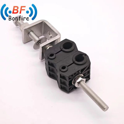 30.5-34.5mm 2* 4-8mm 3穴 3方向ファイバー電源フィッダーケーブルキャブルのクランプ