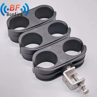 シングルホール 3 Way 自閉タワーケーブルクランプ 7/8 &quot;コアキシアルRFケーブルのためのパフォーマンス