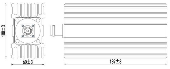 パッケージサイズ 10.00cm * 20.00cm * 10.00cm 低ピム負荷 698-4000MHz 100W 4.3-10 F 5g Ibs Das