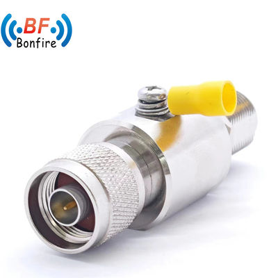BLQ-060-41101 DC-6000MHz RFアレスター コアシアル 雷波アレスター NmからNF 黒