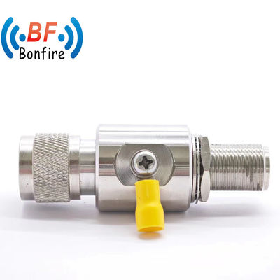 N-F から 4.3-10-F 灰色 RF 雷電波保護 N から SMA Rpsma 双プラグケーブル接続器 超電波保護器 698-3800MHz