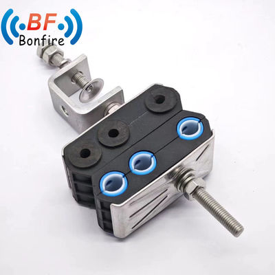 4 Way Coaxial Cable 1/2&quot; Flex Fiber Optic Feeder Clamp 5-7mm 19-25mm データテーブル 下