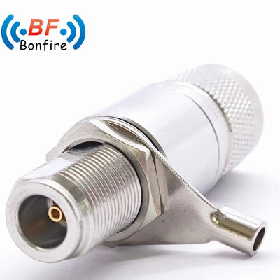 RFサーージ・プロテクター 3G 698-3800MHz F-F 50ohm 雷検器 4.3-10M から 4.3-10F
