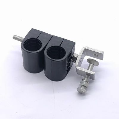 0.410kg パッケージ 総重量 1/2&quot;と7/8&quot; シングルホール ダブルケーブルクランプ ケーブルクリップ