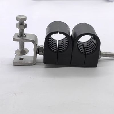 0.410kg パッケージ 総重量 1/2&quot;と7/8&quot; シングルホール ダブルケーブルクランプ ケーブルクリップ