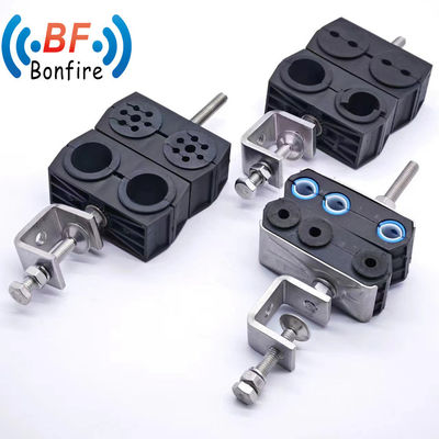シングルホール構造型 Rru ファイバー電源ケーブルクランプ フィッダークランプ OEM/ODM生産