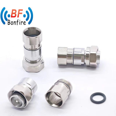 全 RoHS 準拠と RF 4.3-10 1/2 &quot;スーパーフレキシブル同軸ケーブルのための男性コネクタ