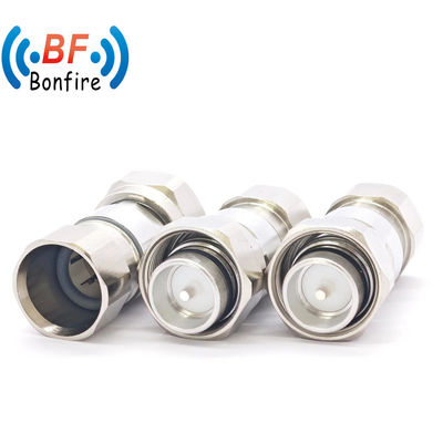 全 RoHS 準拠と RF 4.3-10 1/2 &quot;スーパーフレキシブル同軸ケーブルのための男性コネクタ
