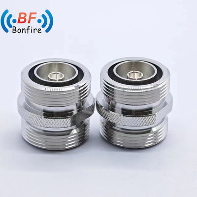 防水率 IP 67 RF DIN 1/2 コアシアルフィッダーケーブル通信のための男性接続器