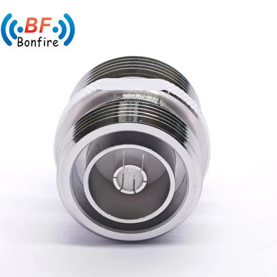 防水率 IP 67 RF DIN 1/2 コアシアルフィッダーケーブル通信のための男性接続器