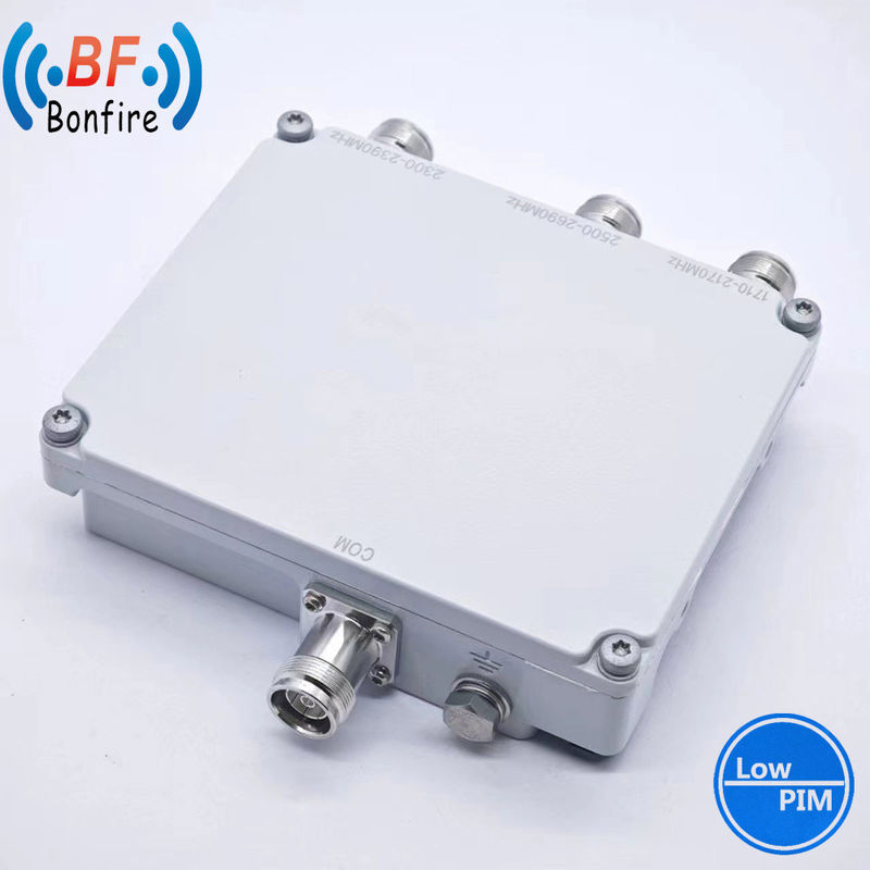 1710-2170MHz 2300-2690MHz ブロードバンド・デュプレクサー RF ロー・ピム・ディプレクサー コンビナー 4.3-10 女性