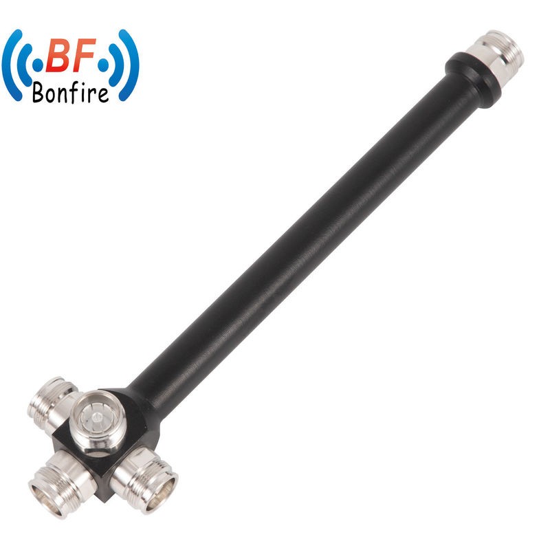 4 Way Low Pim Reactive High Power Splitter 698-3800MHz 4.3-10 F グレー/レッド/ブラック/カスタマイズ