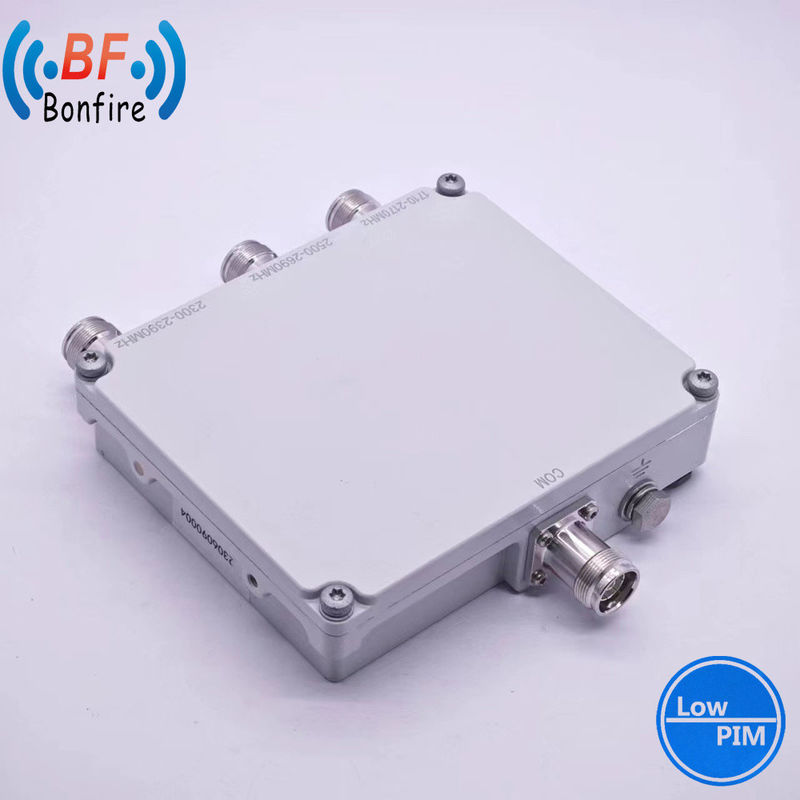1710-2170MHz 2300-2690MHz ネットワークカバーのための低ピムコンビナー VHF UHFバンドデュプレクサー