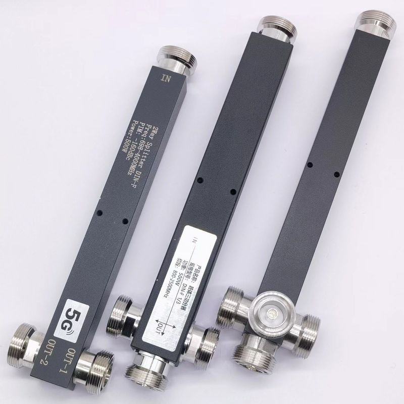 617-4000MHz DIN F 2/3/4 Way Low Pim Reactive High Power Splitter Das 屋外用 IP65