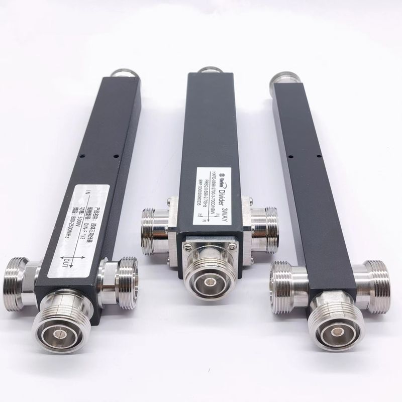 698-4200MHz DIN-F 3 Way Low Pim in Building DIN-Fインターフェイス付きの反応電源分割器