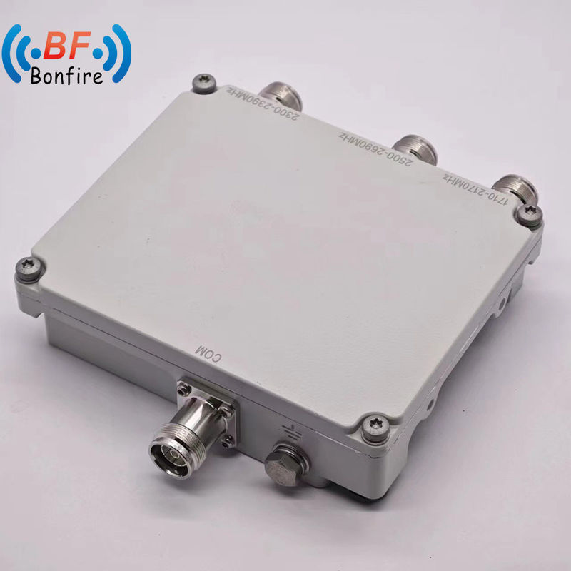 4X4 Low Pim 1710-1880 1920-2170 2300-2400 2500-2700MHz N 4.3-10 DINコネクタ グレー